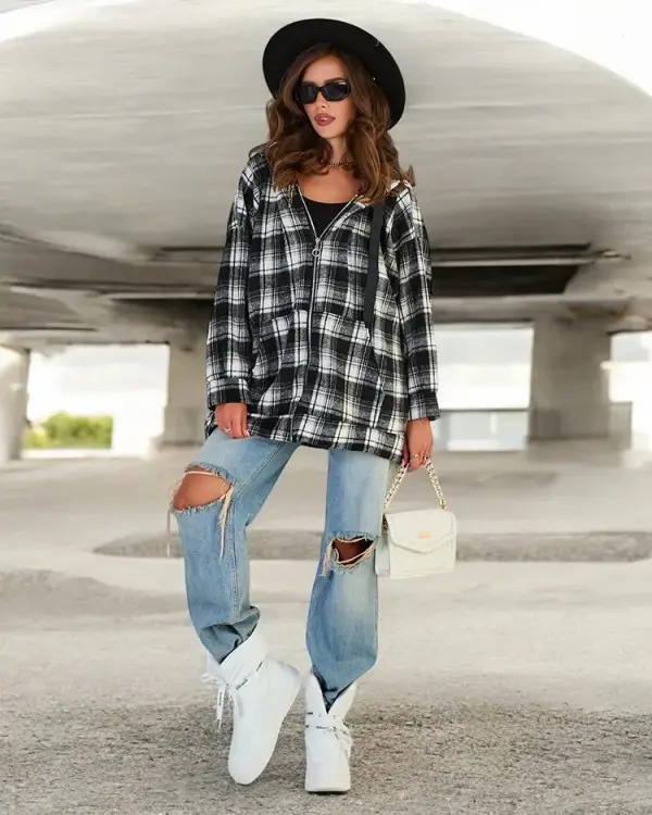 Resti Resti Women's Shirt Type Coat