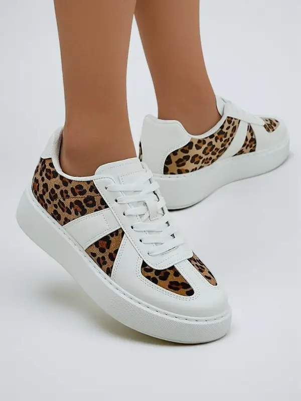 Resti Resti Women's sporty sneakers with leopard print Big Cat