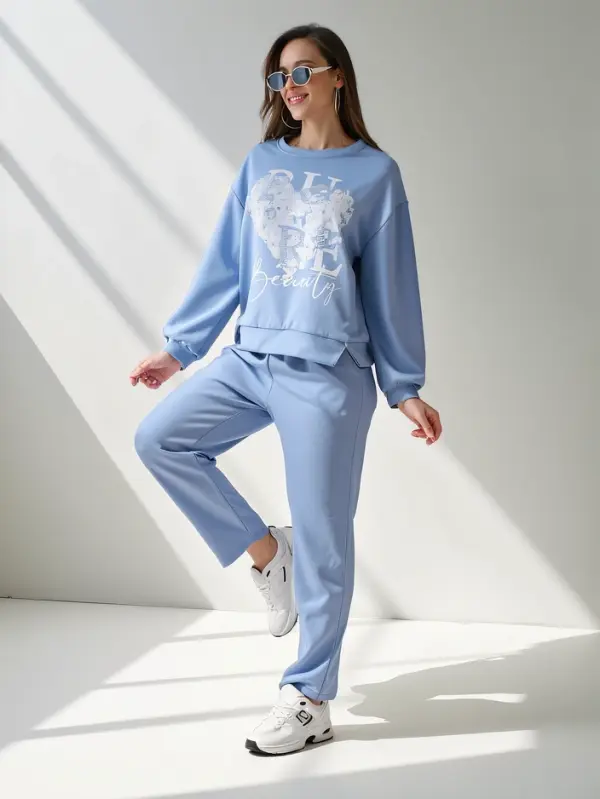 Resti Resti Women's viscose set with print