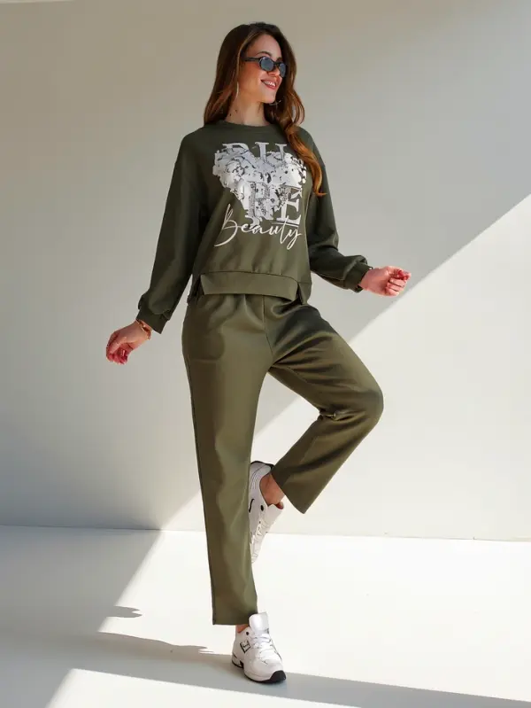 Resti Resti Women's viscose set with print