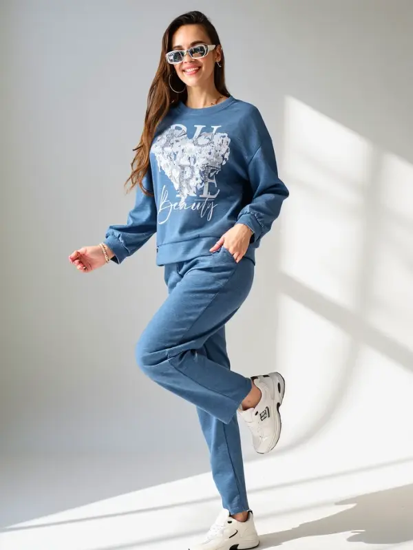 Resti Resti Women's viscose set with print