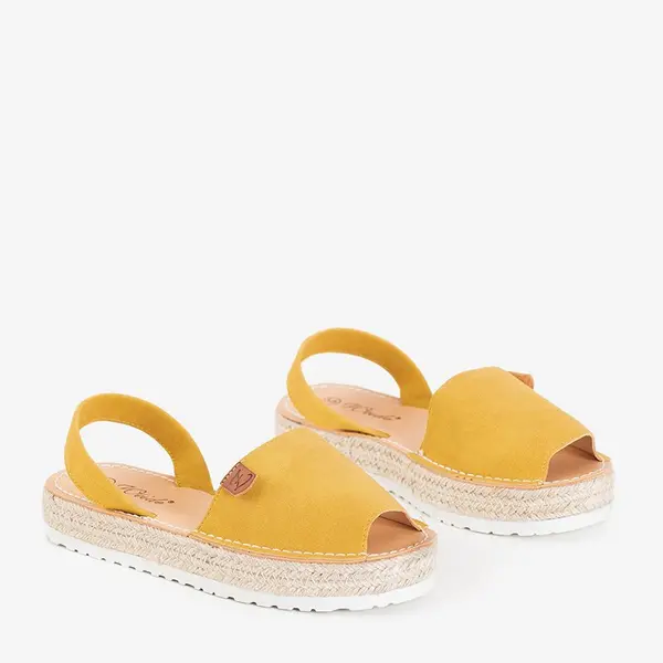 Resti Resti Yellow women's platform sandals Zarelin - Footwear