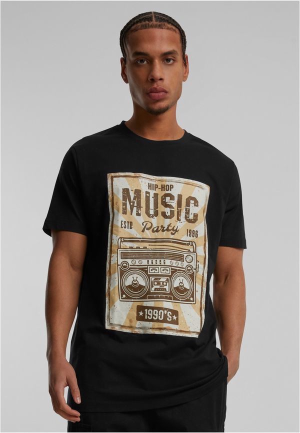 Mister Tee Retro Boom Tee Black