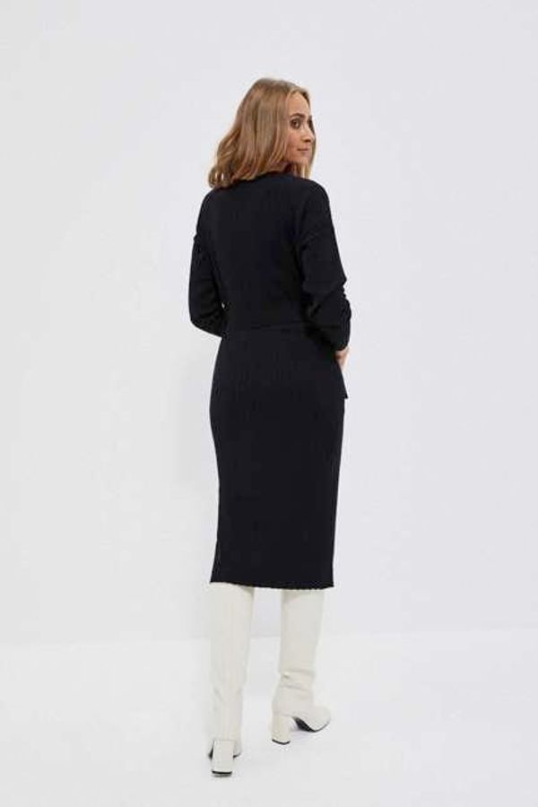 Moodo Ribbed dress with belt