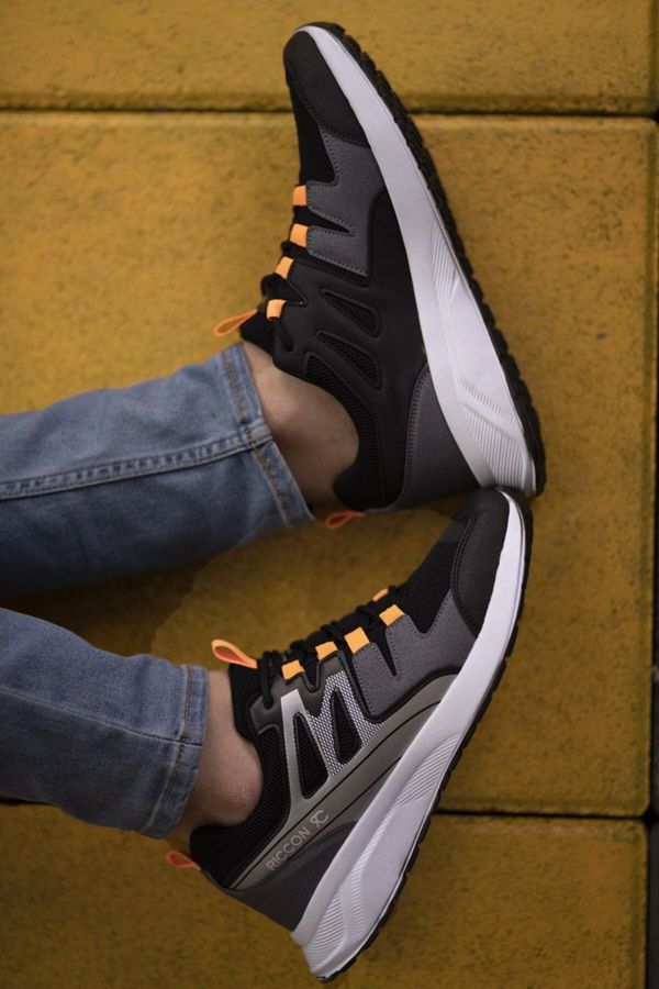 Riccon Riccon Black Smoked Orange Unisex Sneaker 0012705