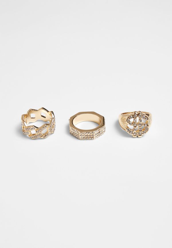 Urban Classics Rings - 3pcs - gold colors