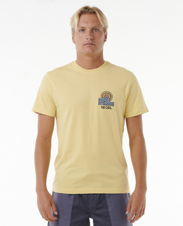 Rip Curl Rip Curl SWC HAZEY TEE Straw T-shirt