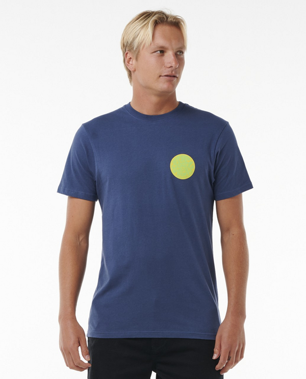 Rip Curl Rip Curl T-shirt WETTIE PASSAGE ICON TEE Washed Navy