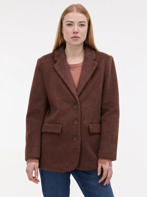 Orsay Rjav ženski plašč ORSAY