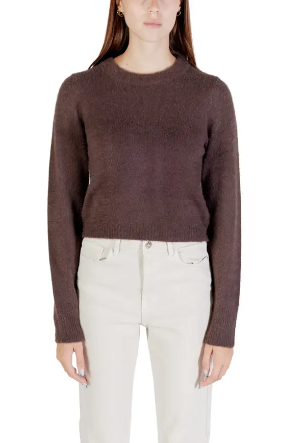 Only Rjav ženski pulover Only