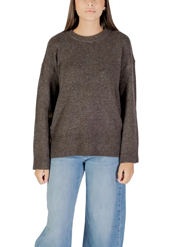 Only Rjav ženski pulover Only