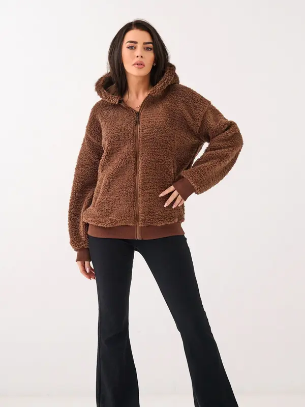 Factory Price Rjava jopa s kapuco