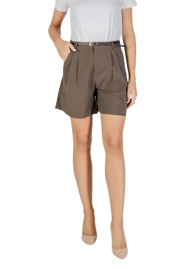 Only Rjave ženske kratke hlače Only