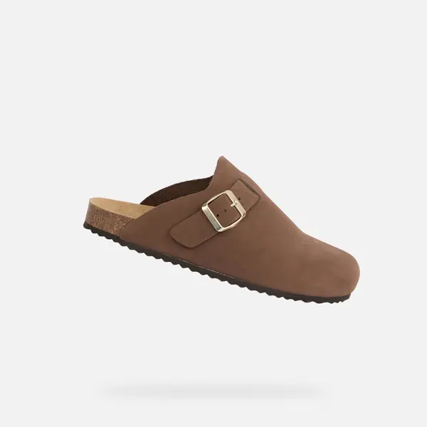 GEOX Rjavi ženski sandali Geox Brionia