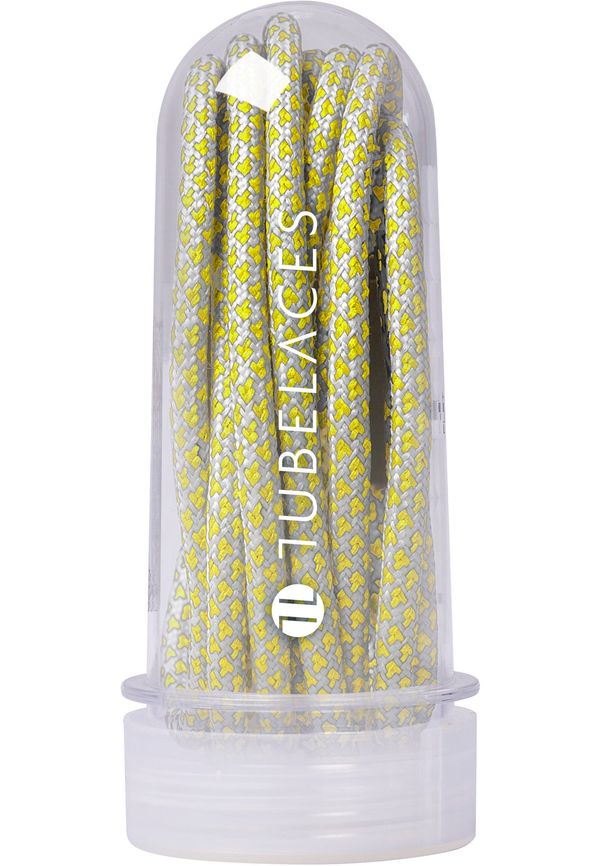 TUBELACES Rope Multi grey/neonyellow