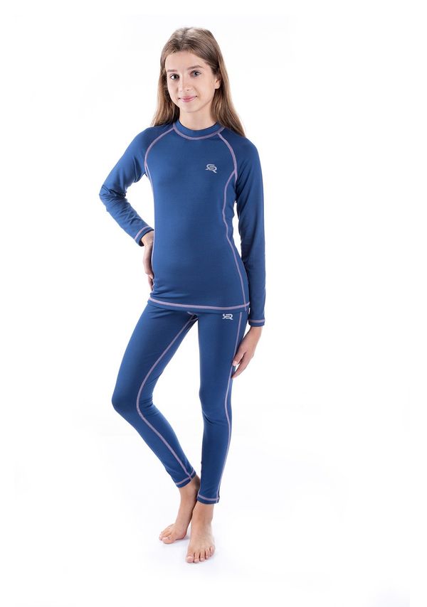 Rough Radical Rough Radical Kids's Thermal Underwear Lola Navy Blue/Pink