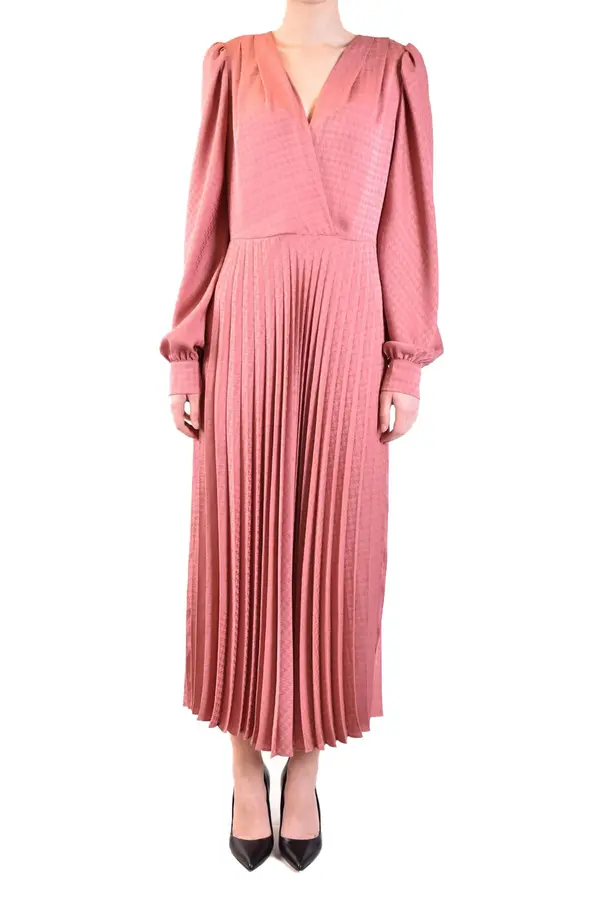 Twinset Roza dolga obleka Twinset