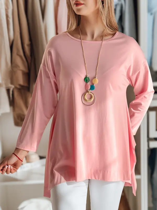 DStreet Roza oversized bluza s pasom