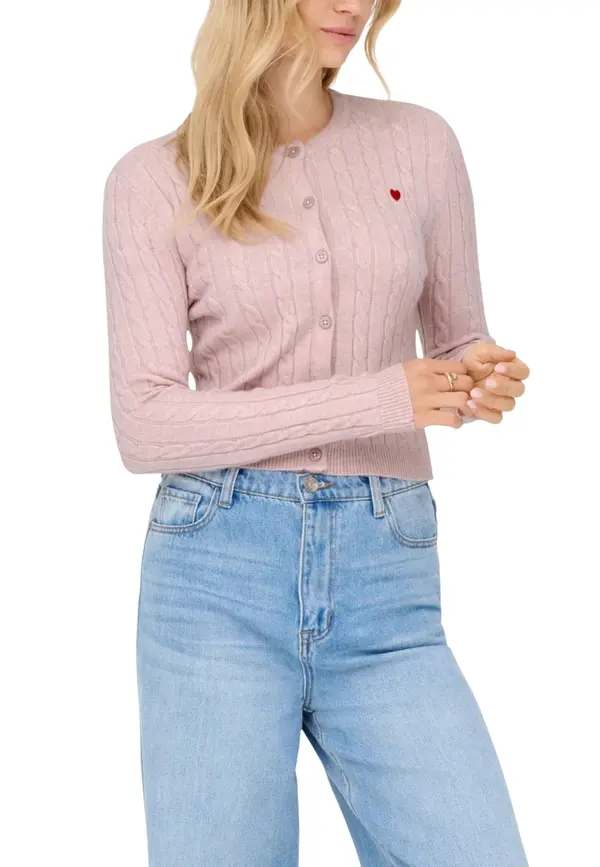 Only Roza pletena jopica Only