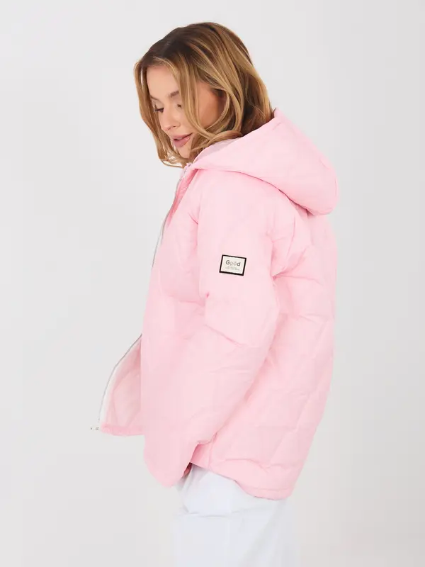 Italy Moda Roza prešita zimska jakna