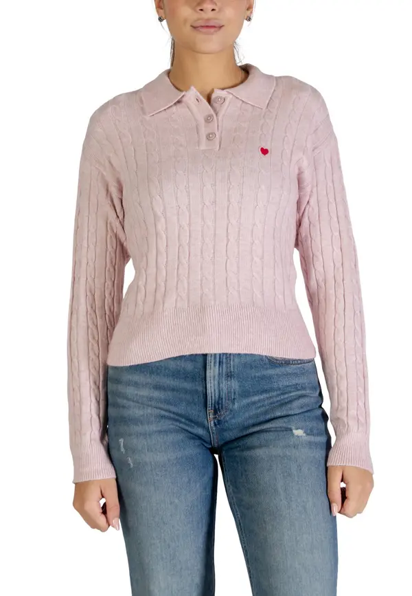 Only Roza pulover Only z ovratnikom