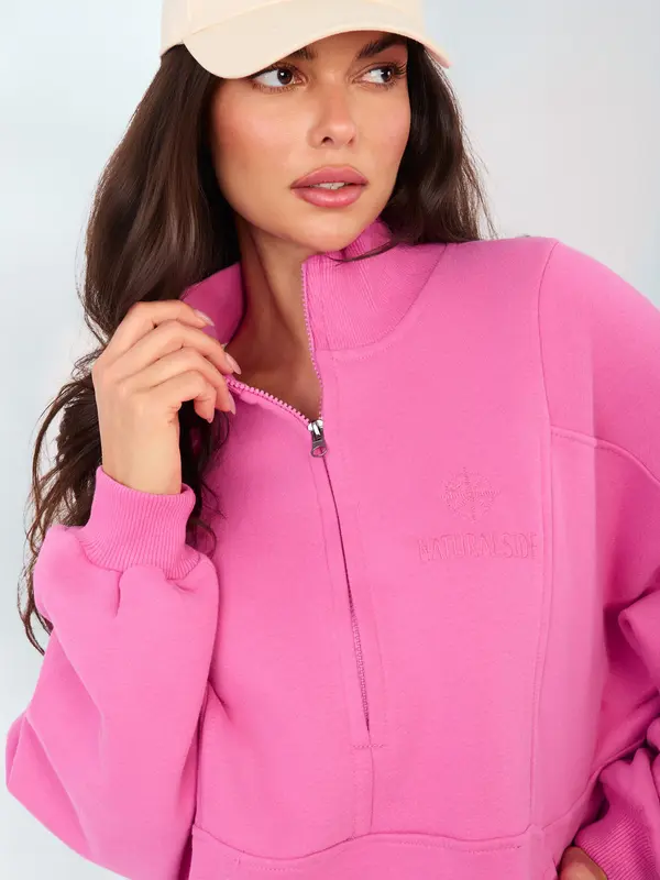Factory Price Roza pulover z zadrgo