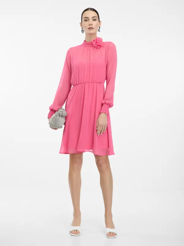 Orsay Roza ženska midi obleka ORSAY