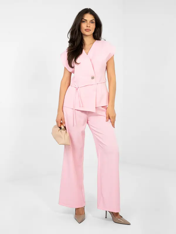 RUE PARIS Roza ženska obleka