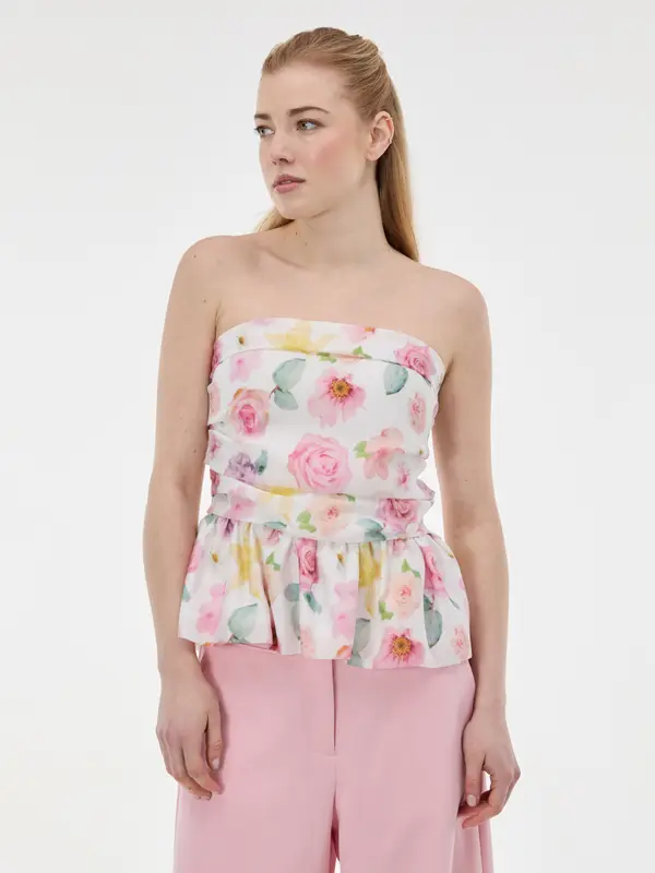 Orsay Roza ženski top brez naramnic ORSAY