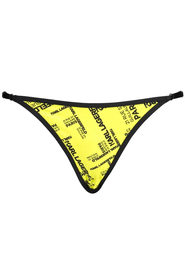 KARL LAGERFELD BEACHWEAR Rumen spodnji del bikinija Karl Lagerfeld