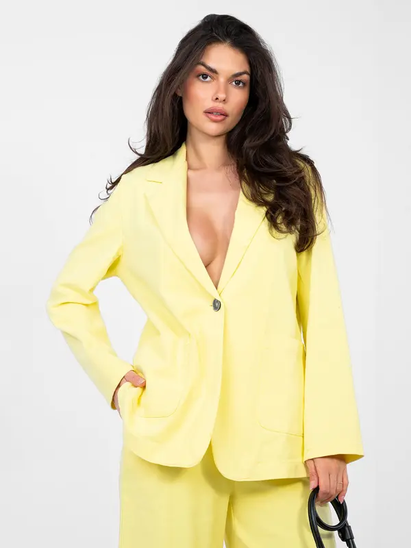 RUE PARIS Rumen ženski blazer