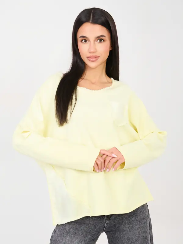 Factory Price Rumena bluza z dolgimi rokavi