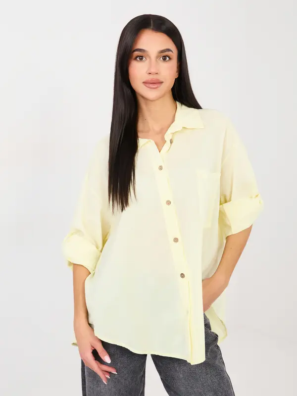 Factory Price Rumena majica z dolgimi rokavi