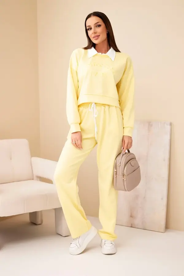 Kesi Włoski Rumena trenirka Kesi Włoski