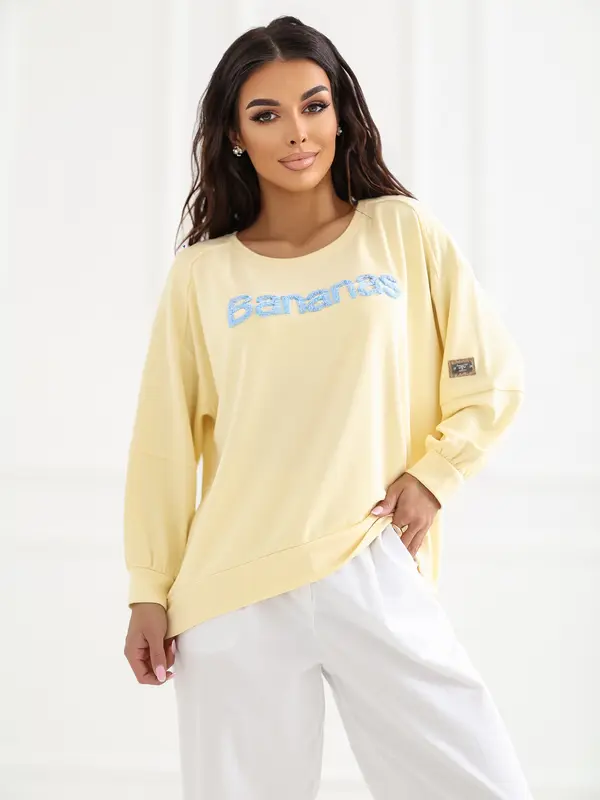 RUE PARIS Rumena ženska jopa iz mehkega materiala