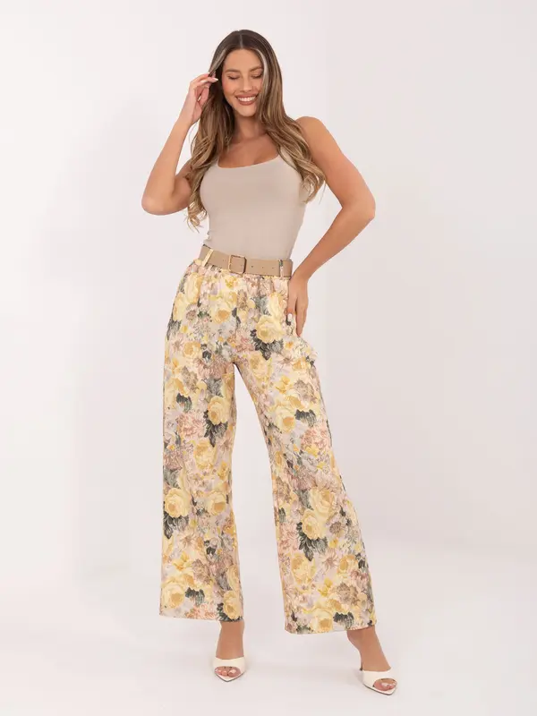 RUE PARIS Rumene hlače znamke RUE PARIS