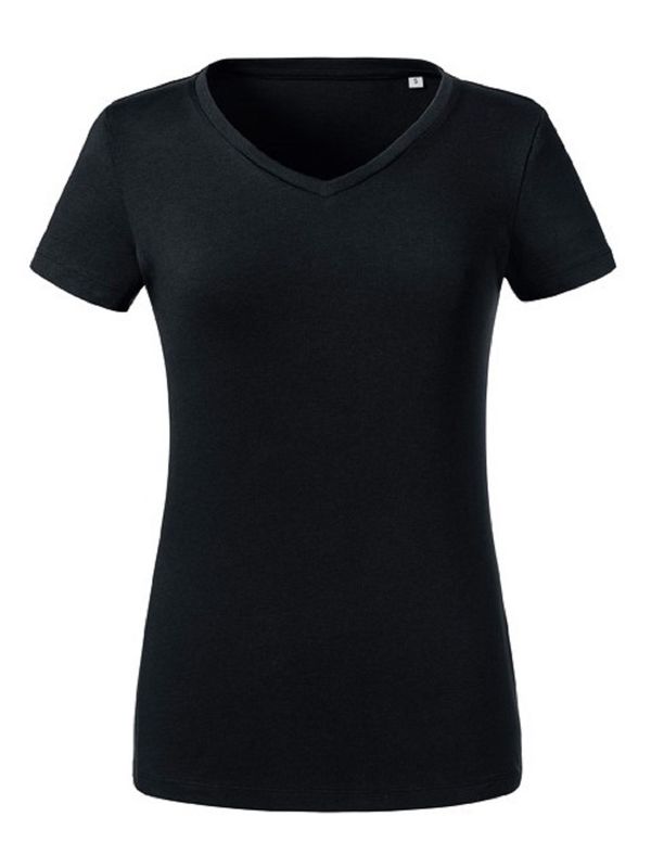 RUSSELL Russell Women's Pure Organic V-Neck T-Shirt