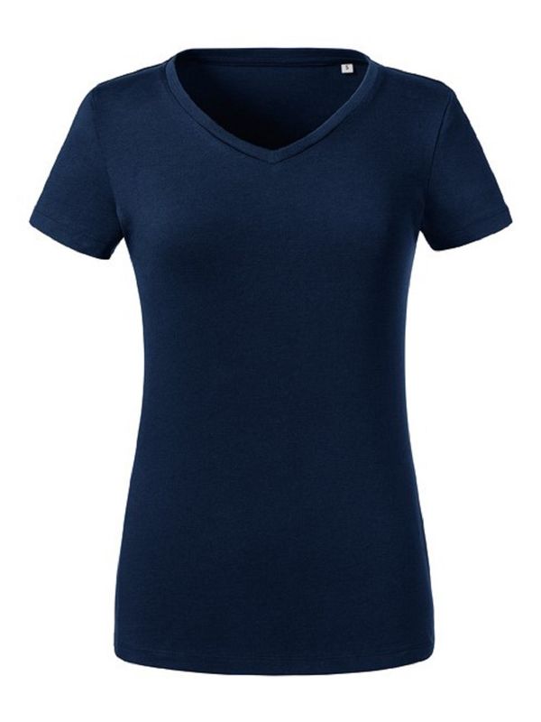 RUSSELL Russell Women's Pure Organic V-Neck T-Shirt