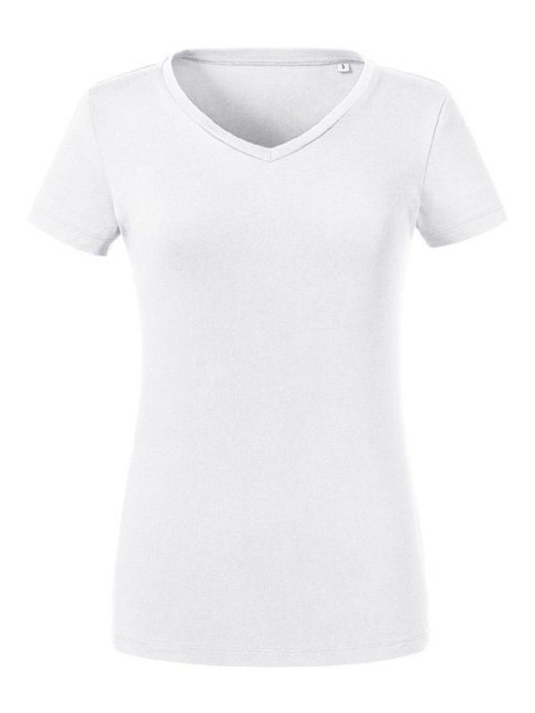 RUSSELL Russell Women's Pure Organic V-Neck T-Shirt