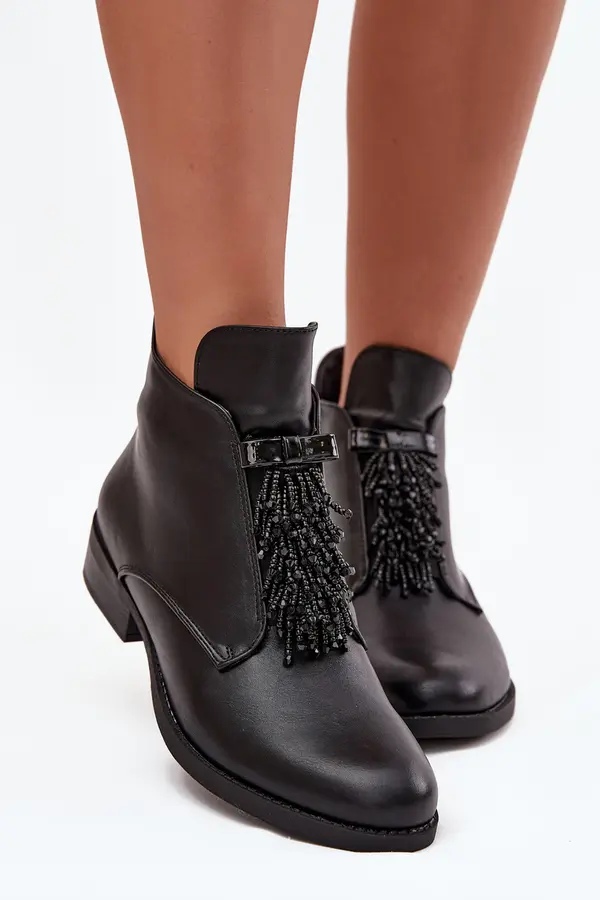 S. BARSKI S. BARSKI Insulated Women's Ankle Boots Flat Heel S.Barski