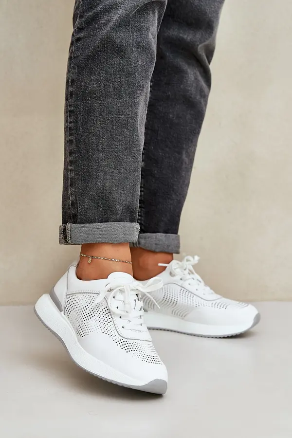 S. BARSKI S. BARSKI Leather Sports Shoes Women's Sneakers S.Barski