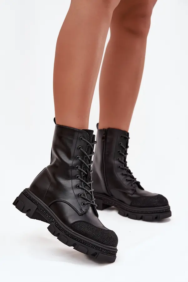 S. BARSKI S. BARSKI Women's Work Boots with Lining with Decoration S.Barski