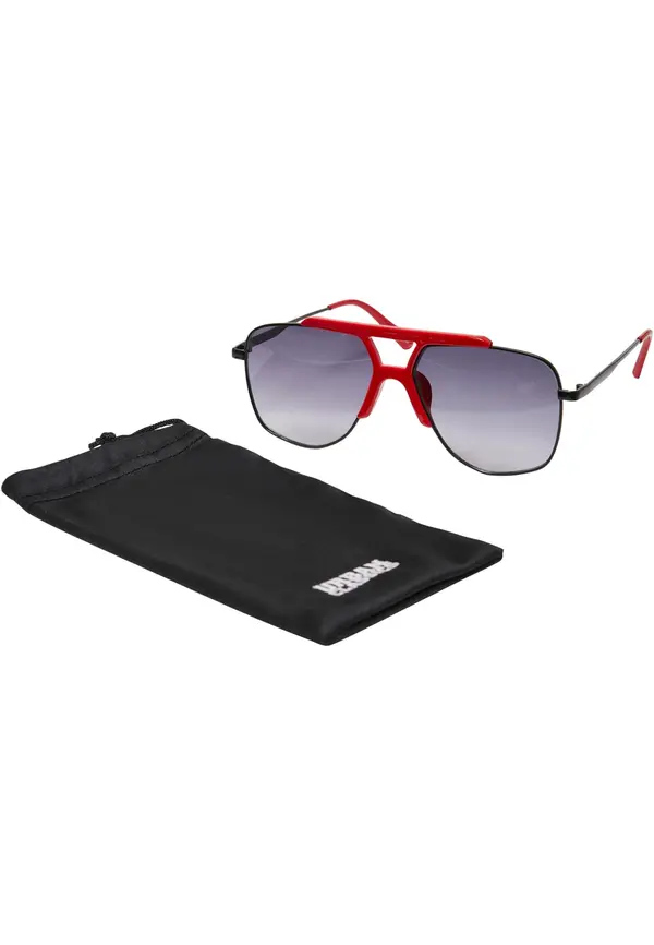 Urban Classics Saint Tropez sunglasses huge red/black