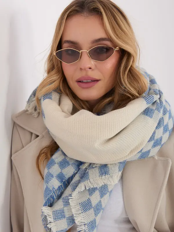 Factory Price Šal z modro-belim vzorcem