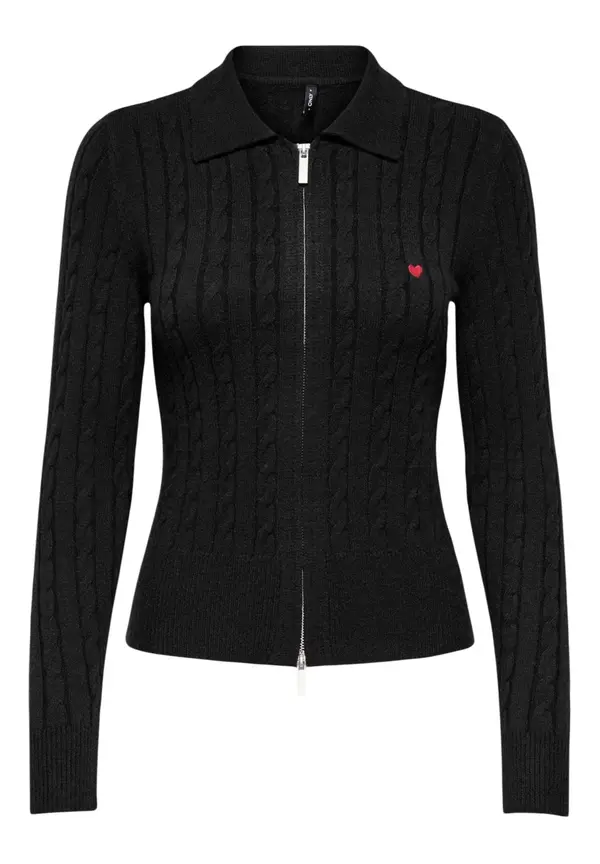 Only Samo črna jopica z dolgimi rokavi