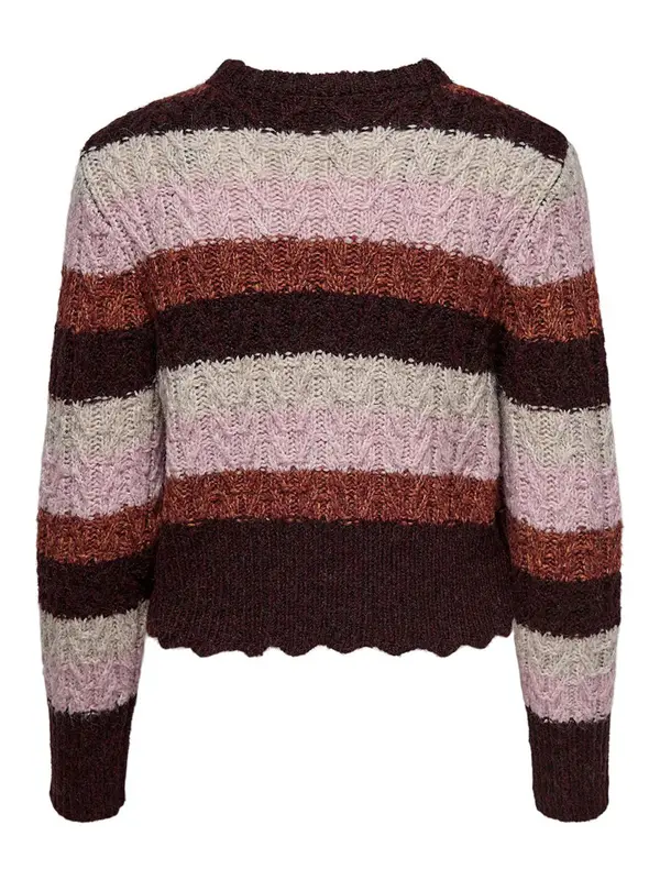 Only Samo črtast pulover