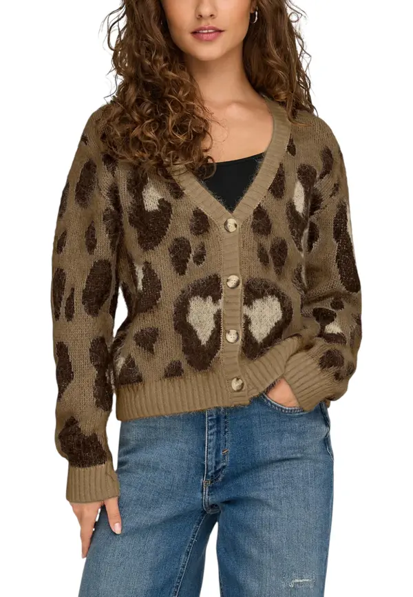 Only Samo leopardji pulover