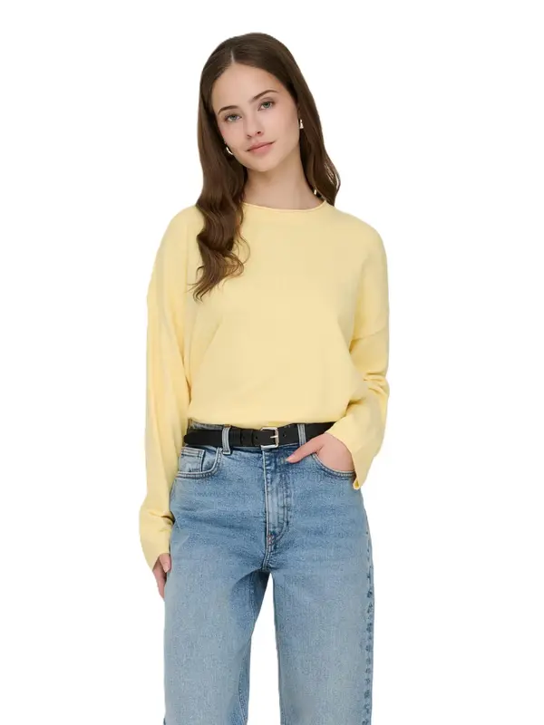 Only Samo rumen pulover/bluza