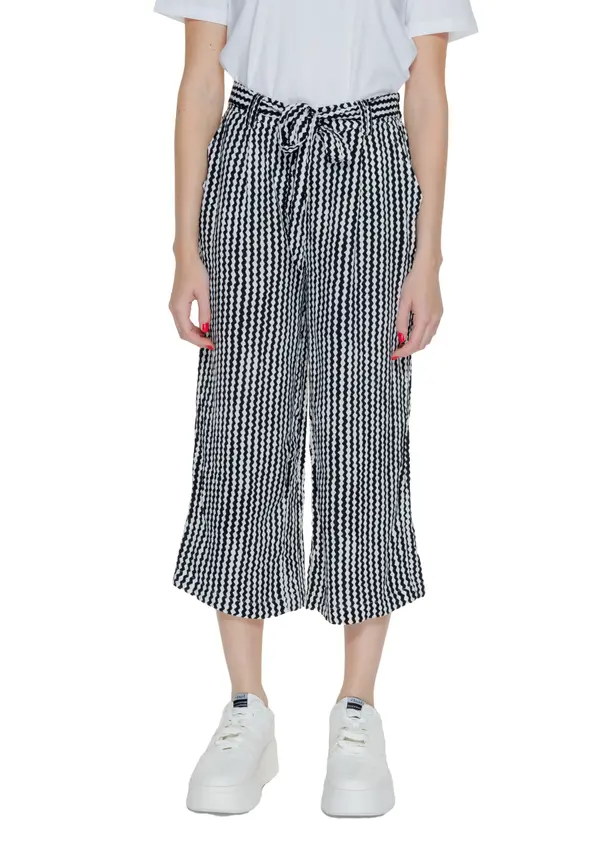 Only Samo ženske hlače z geometrijskim vzorcem