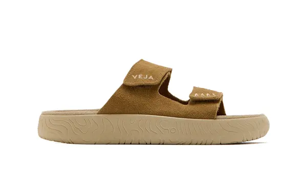 Veja Sandal Veja ETNA iz brušenega usnja, rjave barve